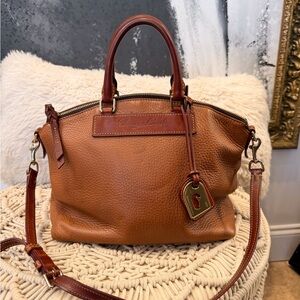 Vintage Dooney & Bourke Florentine Vachetta Leather Juliette Satchel bag